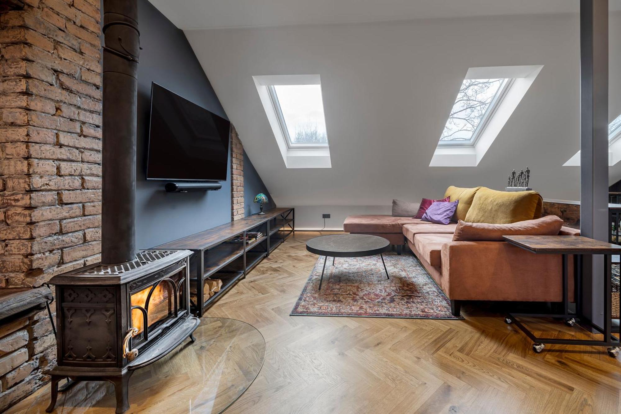 Cozy Penthouse Apartment Vilnius Luaran gambar