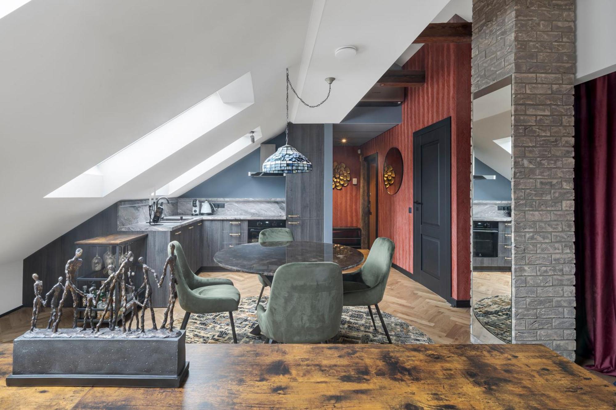 Cozy Penthouse Apartment Vilnius Luaran gambar