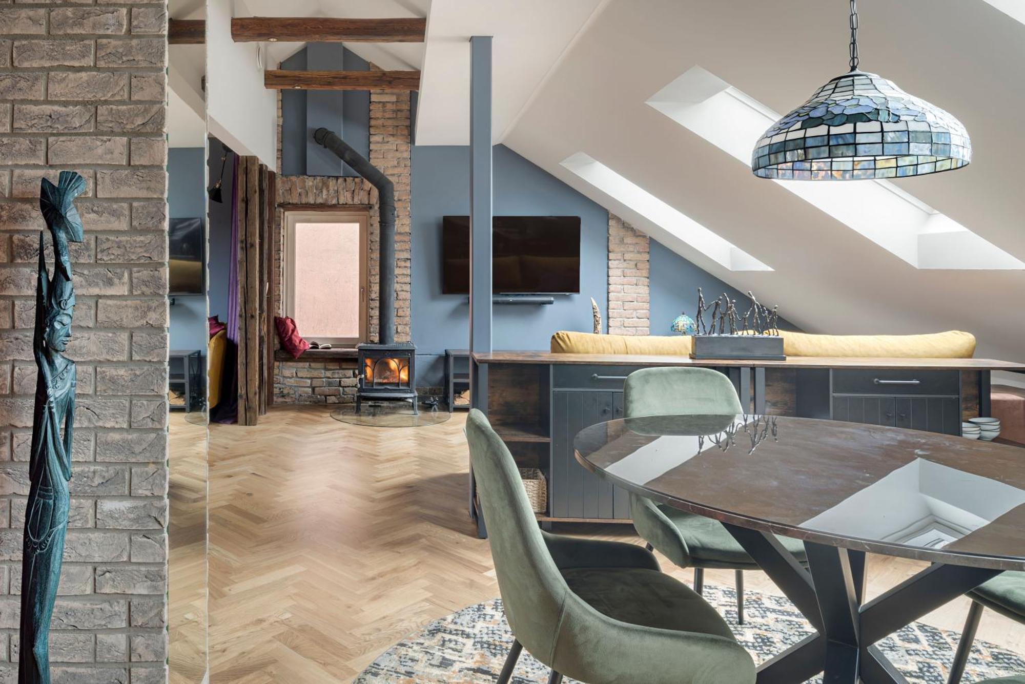 Cozy Penthouse Apartment Vilnius Luaran gambar